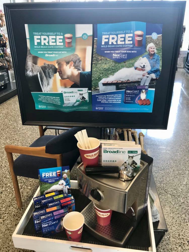 Coffee promo stand